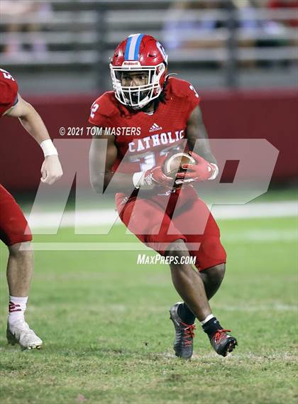 Thumbnail 1 in Crest @ Charlotte Catholic (NCHSAA 3A Round 1) photogallery.