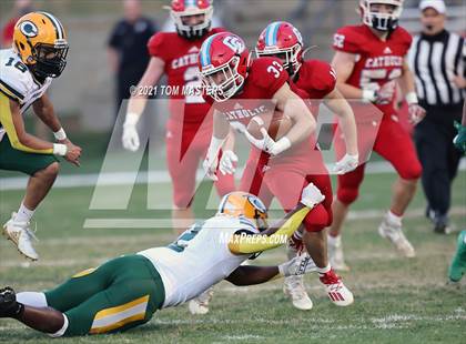 Thumbnail 2 in Crest @ Charlotte Catholic (NCHSAA 3A Round 1) photogallery.