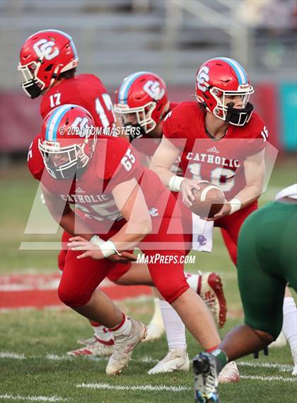Thumbnail 3 in Crest @ Charlotte Catholic (NCHSAA 3A Round 1) photogallery.