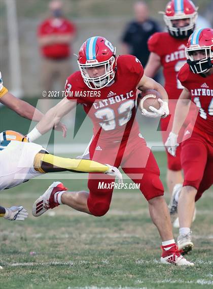 Thumbnail 1 in Crest @ Charlotte Catholic (NCHSAA 3A Round 1) photogallery.