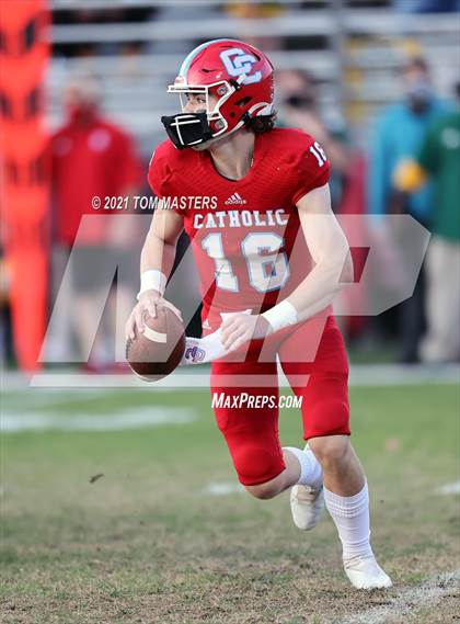 Thumbnail 3 in Crest @ Charlotte Catholic (NCHSAA 3A Round 1) photogallery.