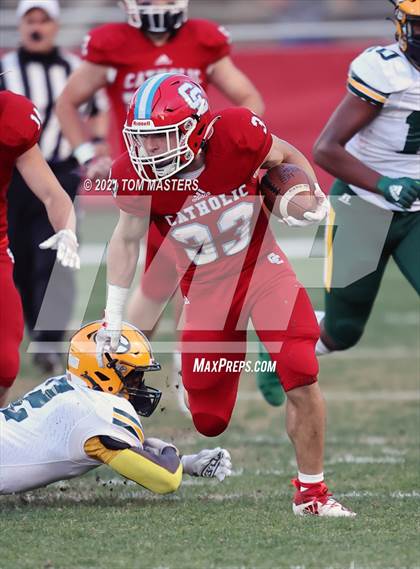 Thumbnail 1 in Crest @ Charlotte Catholic (NCHSAA 3A Round 1) photogallery.