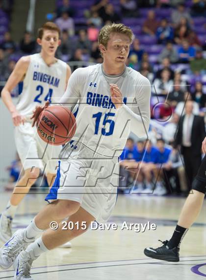 Thumbnail 1 in Bingham vs. Riverton (UHSAA 5A First Round) photogallery.