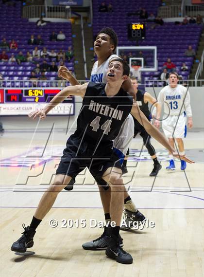 Thumbnail 3 in Bingham vs. Riverton (UHSAA 5A First Round) photogallery.