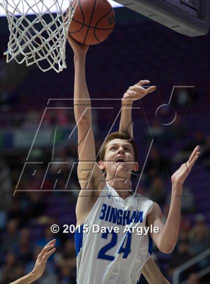 Thumbnail 2 in Bingham vs. Riverton (UHSAA 5A First Round) photogallery.