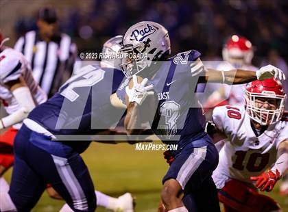 Thumbnail 1 in Sanger @ Clovis East (CIF CS D1 Qtr Final) photogallery.