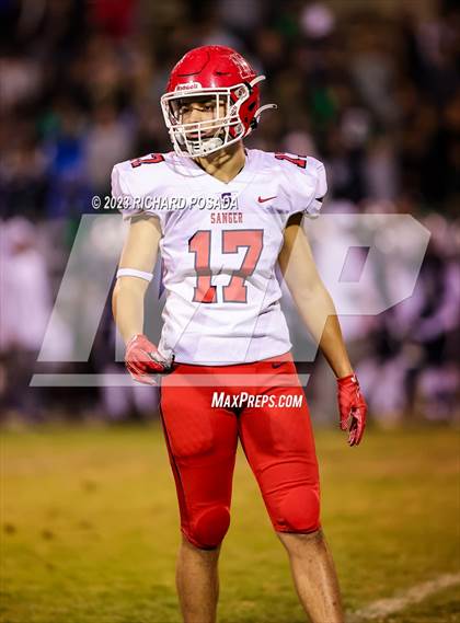 Thumbnail 1 in Sanger @ Clovis East (CIF CS D1 Qtr Final) photogallery.