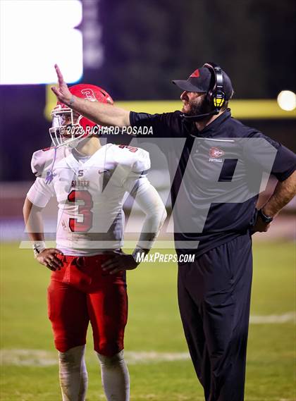 Thumbnail 2 in Sanger @ Clovis East (CIF CS D1 Qtr Final) photogallery.