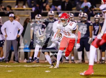 Thumbnail 1 in Sanger @ Clovis East (CIF CS D1 Qtr Final) photogallery.