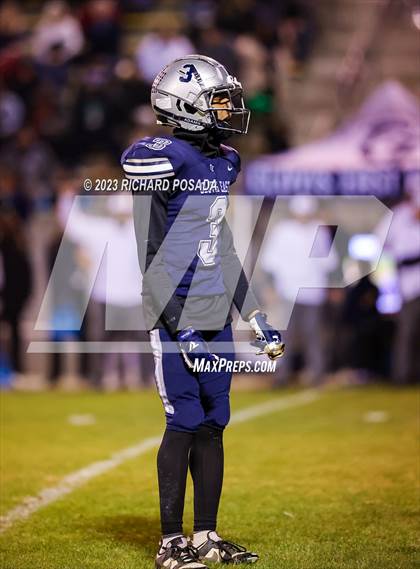 Thumbnail 1 in Sanger @ Clovis East (CIF CS D1 Qtr Final) photogallery.