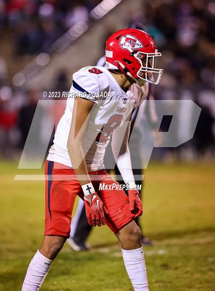 Thumbnail 1 in Sanger @ Clovis East (CIF CS D1 Qtr Final) photogallery.