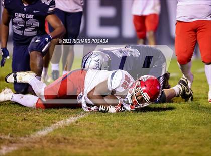 Thumbnail 2 in Sanger @ Clovis East (CIF CS D1 Qtr Final) photogallery.