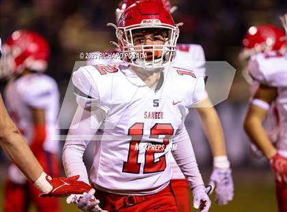 Thumbnail 1 in Sanger @ Clovis East (CIF CS D1 Qtr Final) photogallery.