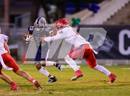 Thumbnail 1 in Sanger @ Clovis East (CIF CS D1 Qtr Final) photogallery.