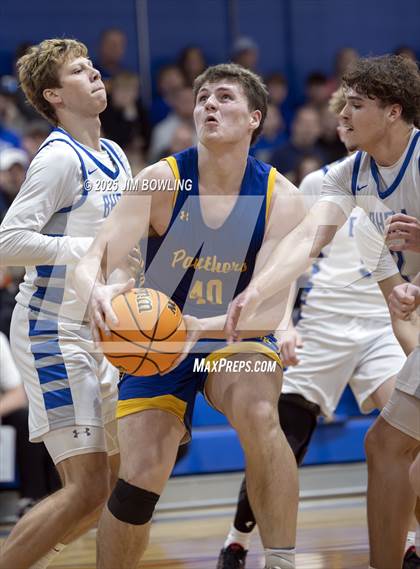 Thumbnail 1 in Paxton-Buckley-Loda vs. Bismarck-Henning/Rossville-Alvin (IHSA 2A Regional Final) photogallery.