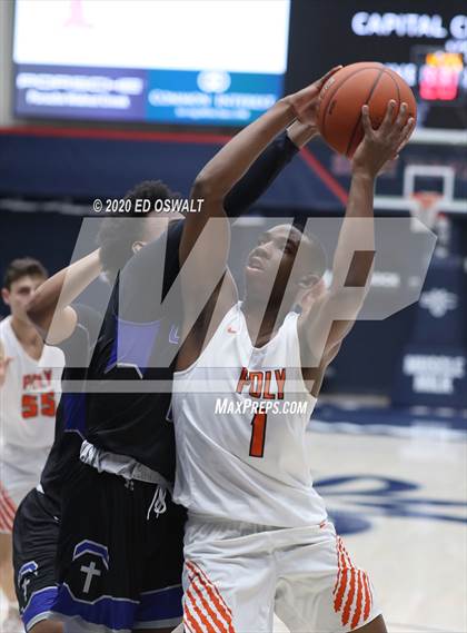 Thumbnail 3 in Capital Christian vs. Poly (MaxPreps MLK Classic) photogallery.