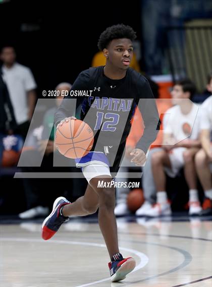 Thumbnail 3 in Capital Christian vs. Poly (MaxPreps MLK Classic) photogallery.