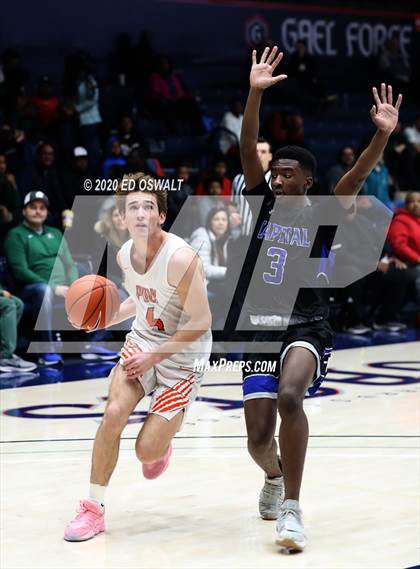 Thumbnail 3 in Capital Christian vs. Poly (MaxPreps MLK Classic) photogallery.