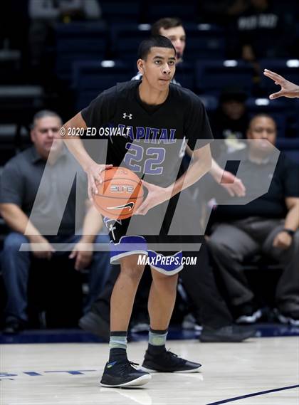 Thumbnail 3 in Capital Christian vs. Poly (MaxPreps MLK Classic) photogallery.
