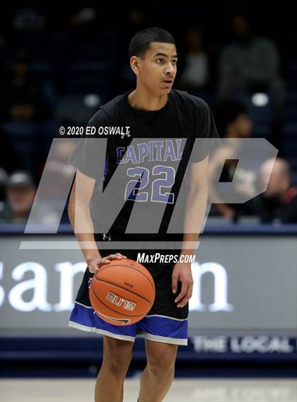 Thumbnail 2 in Capital Christian vs. Poly (MaxPreps MLK Classic) photogallery.