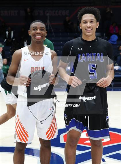 Thumbnail 2 in Capital Christian vs. Poly (MaxPreps MLK Classic) photogallery.