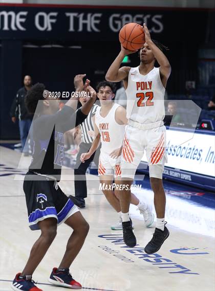 Thumbnail 3 in Capital Christian vs. Poly (MaxPreps MLK Classic) photogallery.