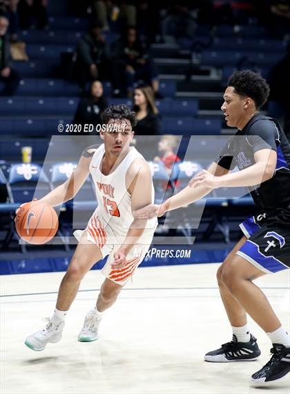 Thumbnail 1 in Capital Christian vs. Poly (MaxPreps MLK Classic) photogallery.