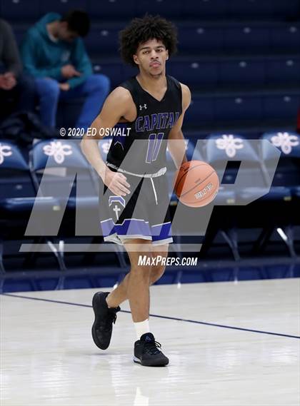 Thumbnail 3 in Capital Christian vs. Poly (MaxPreps MLK Classic) photogallery.