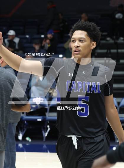 Thumbnail 2 in Capital Christian vs. Poly (MaxPreps MLK Classic) photogallery.