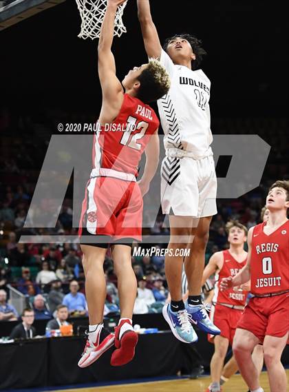Thumbnail 1 in Regis Jesuit vs. Grandview CHSAA 5A Great 8) photogallery.