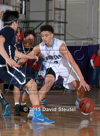 Thumbnail 1 in West Ranch vs. Clovis North (St. Hope Elite Classic) photogallery.