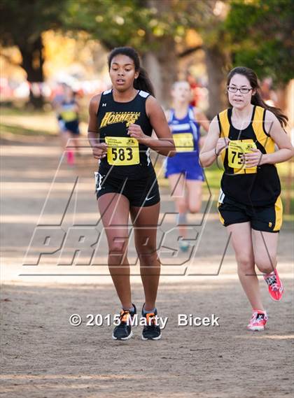 Thumbnail 3 in CIF State Cross Country Championships (D4 Girls Race) photogallery.