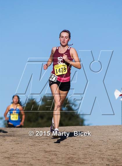 Thumbnail 3 in CIF State Cross Country Championships (D4 Girls Race) photogallery.