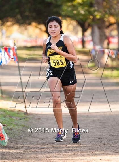 Thumbnail 3 in CIF State Cross Country Championships (D4 Girls Race) photogallery.