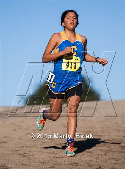 Thumbnail 3 in CIF State Cross Country Championships (D4 Girls Race) photogallery.