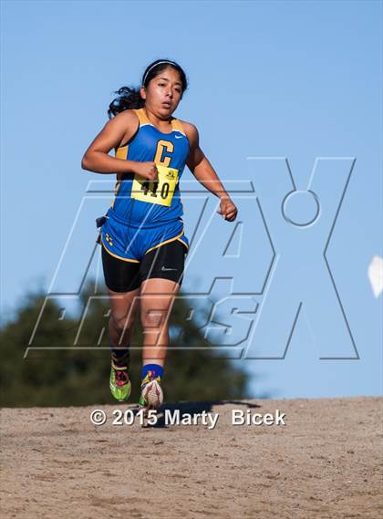 Thumbnail 3 in CIF State Cross Country Championships (D4 Girls Race) photogallery.