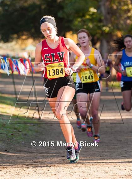 Thumbnail 3 in CIF State Cross Country Championships (D4 Girls Race) photogallery.