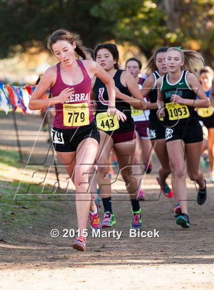 Thumbnail 3 in CIF State Cross Country Championships (D4 Girls Race) photogallery.