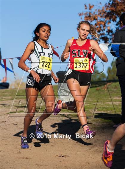 Thumbnail 3 in CIF State Cross Country Championships (D4 Girls Race) photogallery.