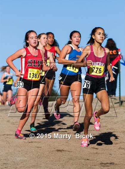 Thumbnail 3 in CIF State Cross Country Championships (D4 Girls Race) photogallery.