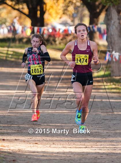 Thumbnail 3 in CIF State Cross Country Championships (D4 Girls Race) photogallery.