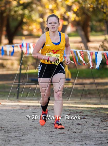 Thumbnail 3 in CIF State Cross Country Championships (D4 Girls Race) photogallery.