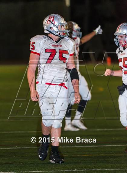 Thumbnail 3 in Arlington @ Wayland (MIAA D3 North, Northwest Sectional Quarterfinal) photogallery.