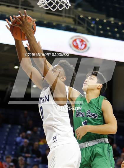 Thumbnail 3 in Niles Notre Dame vs. Evanston (Chicago Elite Classic) photogallery.