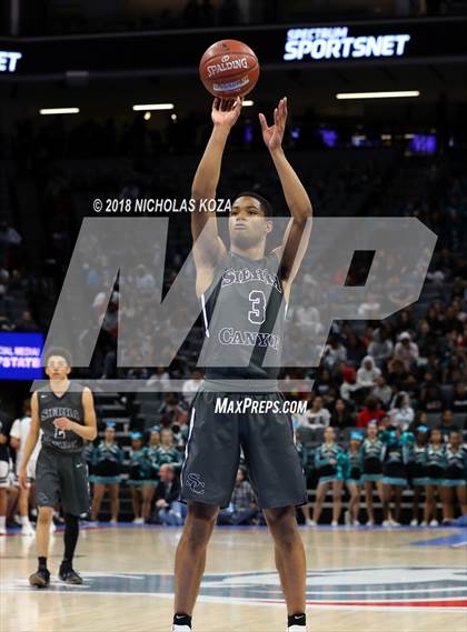 Thumbnail 2 in Sierra Canyon vs Sheldon (CIF State Open Division Finals) photogallery.
