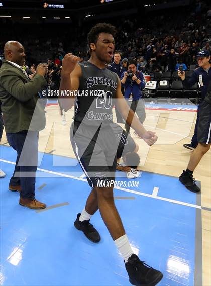 Thumbnail 2 in Sierra Canyon vs Sheldon (CIF State Open Division Finals) photogallery.