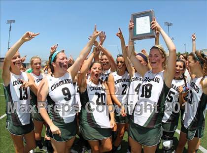 Thumbnail 2 in Coronado vs. Cathedral Catholic (CIF SDS D2 Final) photogallery.