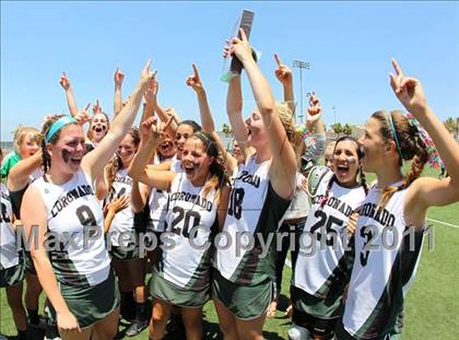 Thumbnail 2 in Coronado vs. Cathedral Catholic (CIF SDS D2 Final) photogallery.