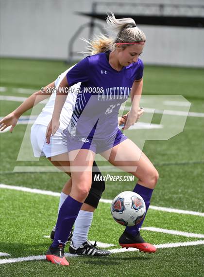 Thumbnail 2 in Fayetteville vs. Mount St. Mary Academy (AAA 6A Second Round Playoff) photogallery.