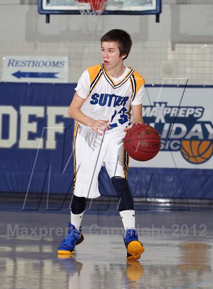 Thumbnail 2 in Marywood-Palm Valley vs Sutter (MaxPreps Holiday Classic) photogallery.